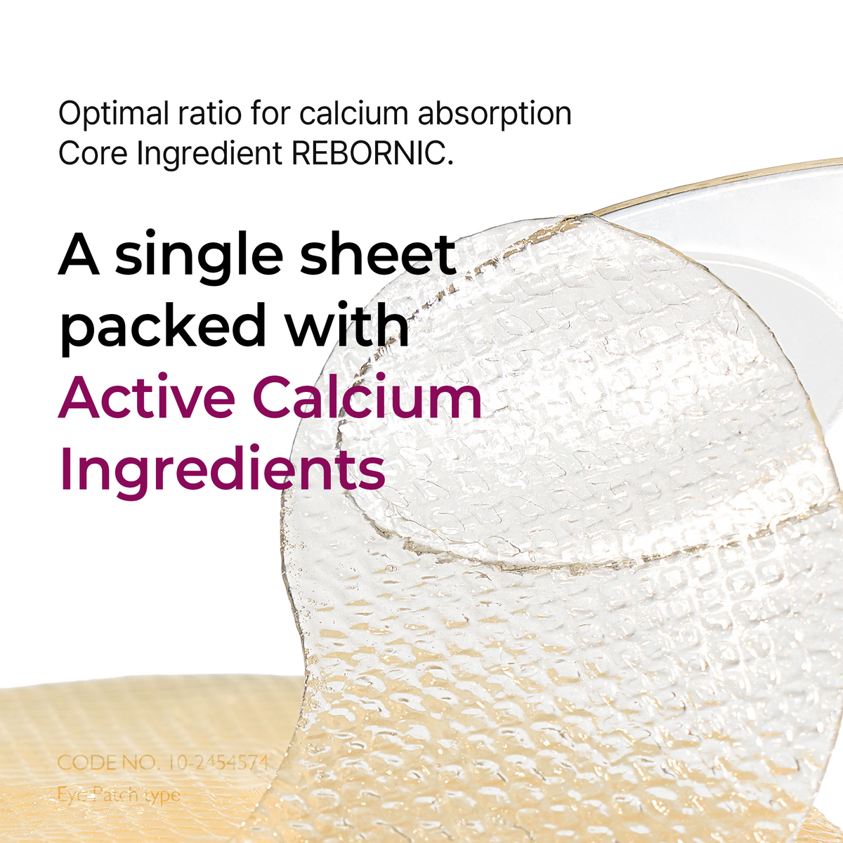 Calcium Bonding Eye Cream & Eye Patch 60ea